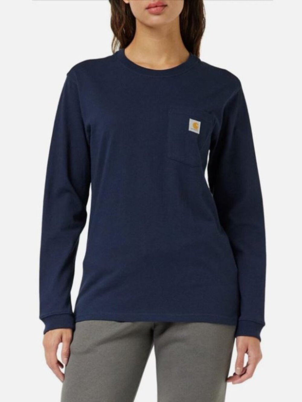 Carhartt Women's K126 Workwear Pocket Long Sleeve T-Shirt Regular (XS 0-2)